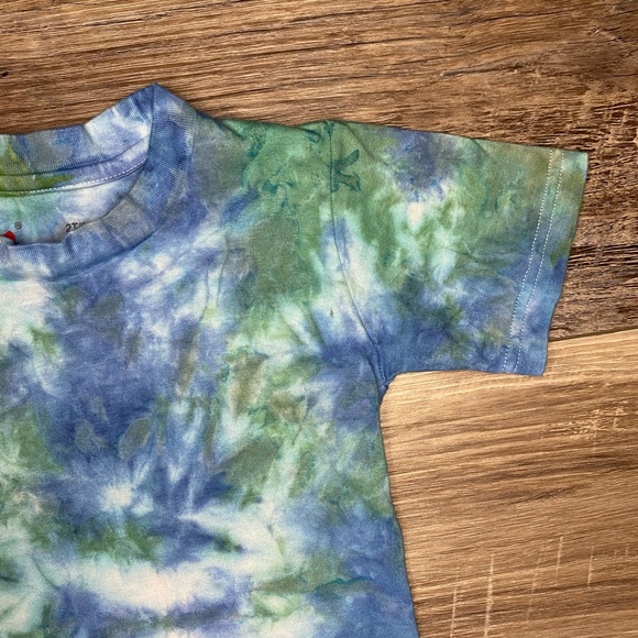 Two Toned Tie Dye Tee - Picture 4 of 8